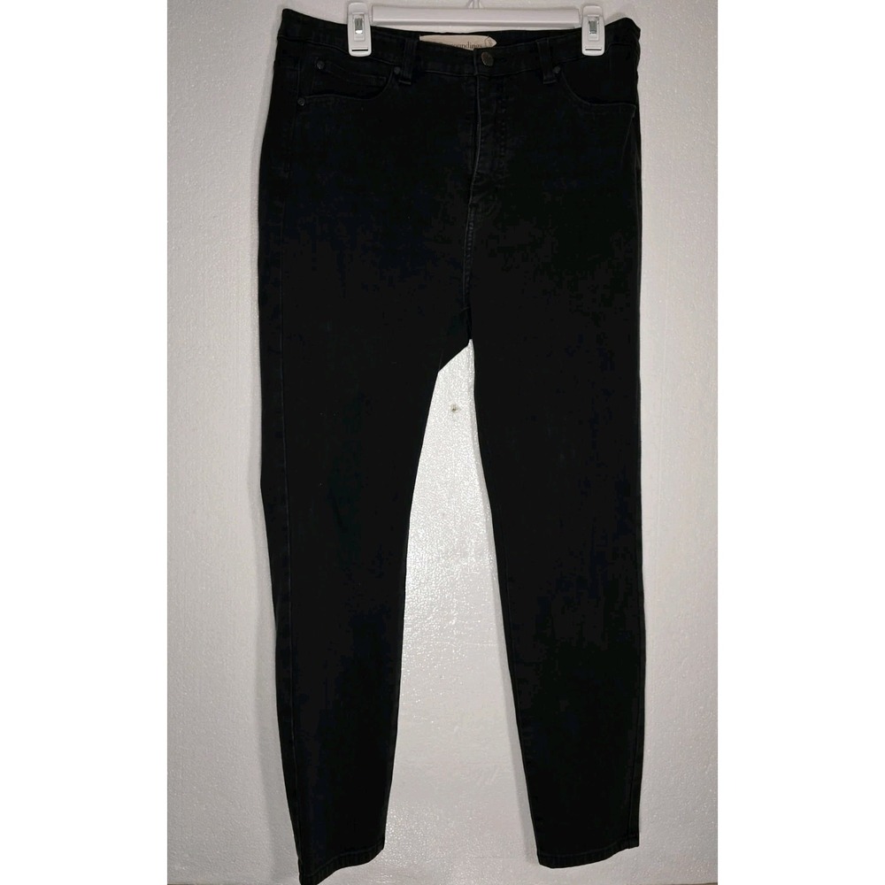 Soft Surroundings Black Skinny Jeans‎ Sz 2 Classic Chic Stretch Denim 🖤